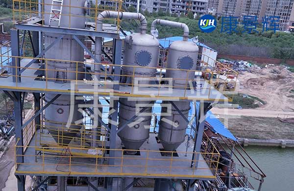 處理量5t/h氯化鈉雙效蒸發(fā)器